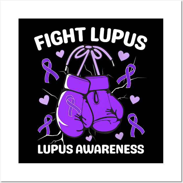 Fight Lupus Awareness Wall Art by JazlynShyann